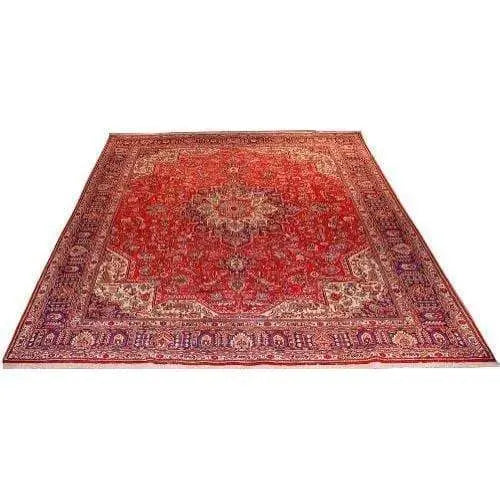 One Of The Kind Persian Tabriz Rug 13'4" x 9'8"